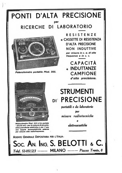 Alta frequenza rivista di radiotecnica, telefonia e acustica applicata