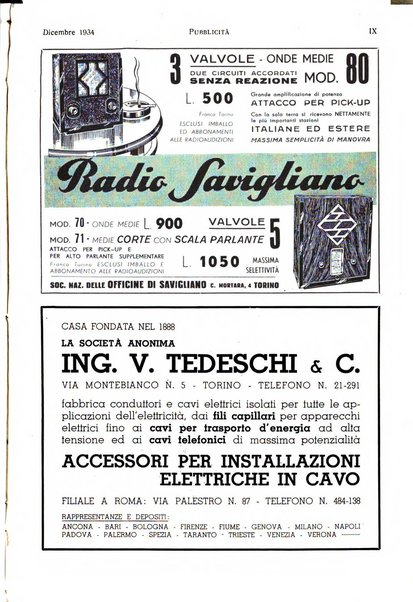 Alta frequenza rivista di radiotecnica, telefonia e acustica applicata