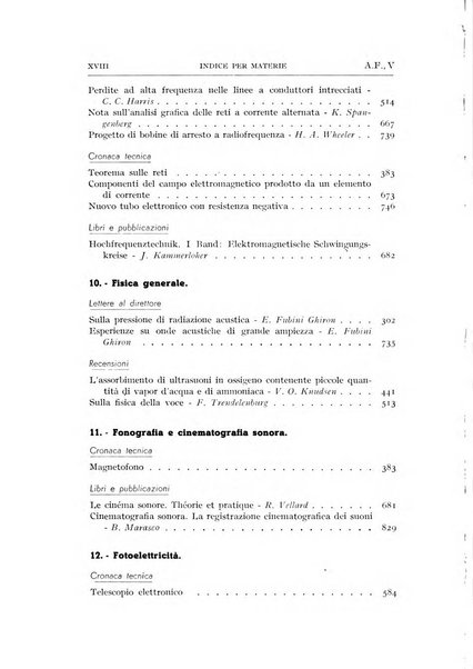 Alta frequenza rivista di radiotecnica, telefonia e acustica applicata