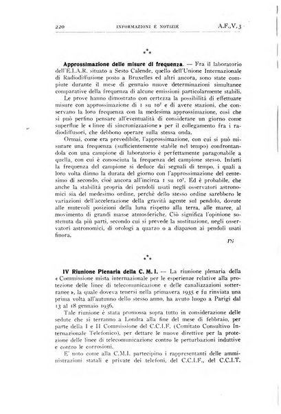 Alta frequenza rivista di radiotecnica, telefonia e acustica applicata