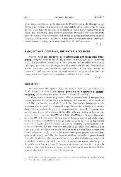 Alta frequenza rivista di radiotecnica, telefonia e acustica applicata