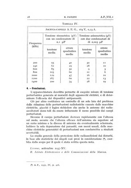 Alta frequenza rivista di radiotecnica, telefonia e acustica applicata