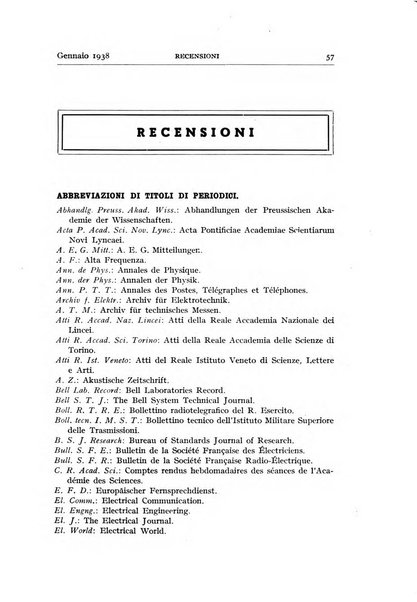 Alta frequenza rivista di radiotecnica, telefonia e acustica applicata