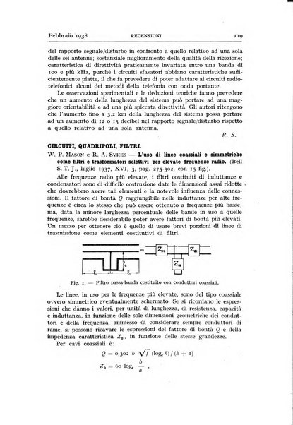 Alta frequenza rivista di radiotecnica, telefonia e acustica applicata