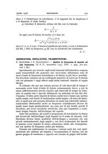 Alta frequenza rivista di radiotecnica, telefonia e acustica applicata