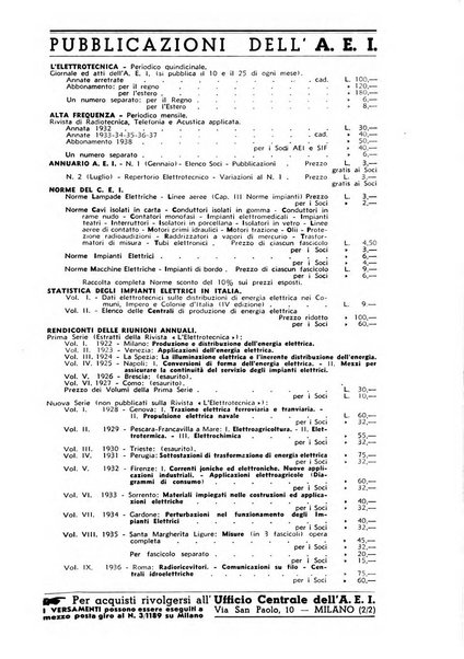 Alta frequenza rivista di radiotecnica, telefonia e acustica applicata