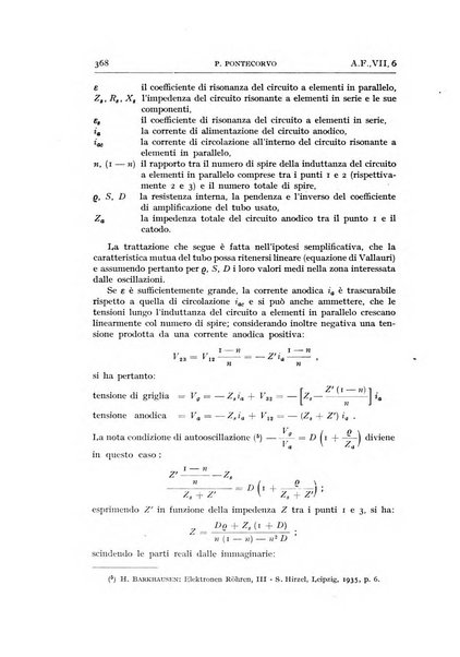 Alta frequenza rivista di radiotecnica, telefonia e acustica applicata