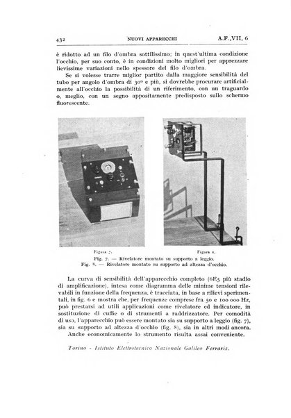 Alta frequenza rivista di radiotecnica, telefonia e acustica applicata