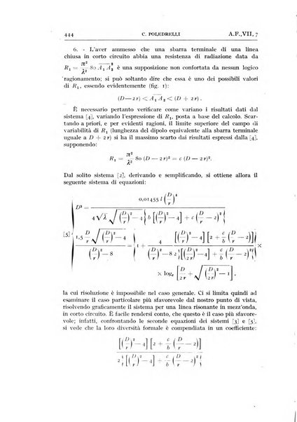 Alta frequenza rivista di radiotecnica, telefonia e acustica applicata