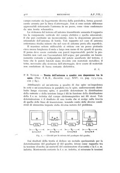 Alta frequenza rivista di radiotecnica, telefonia e acustica applicata