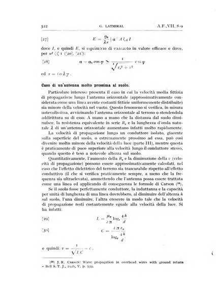 Alta frequenza rivista di radiotecnica, telefonia e acustica applicata