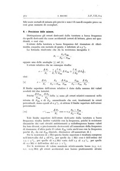 Alta frequenza rivista di radiotecnica, telefonia e acustica applicata