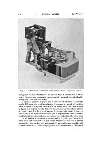 Alta frequenza rivista di radiotecnica, telefonia e acustica applicata