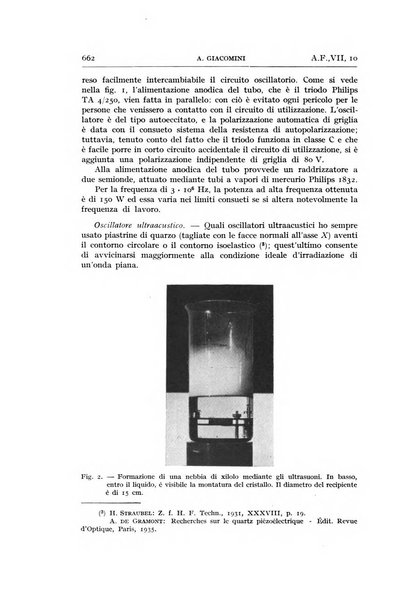 Alta frequenza rivista di radiotecnica, telefonia e acustica applicata