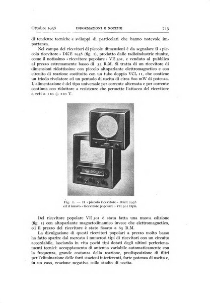 Alta frequenza rivista di radiotecnica, telefonia e acustica applicata