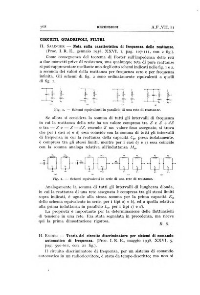 Alta frequenza rivista di radiotecnica, telefonia e acustica applicata