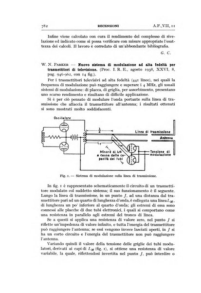 Alta frequenza rivista di radiotecnica, telefonia e acustica applicata