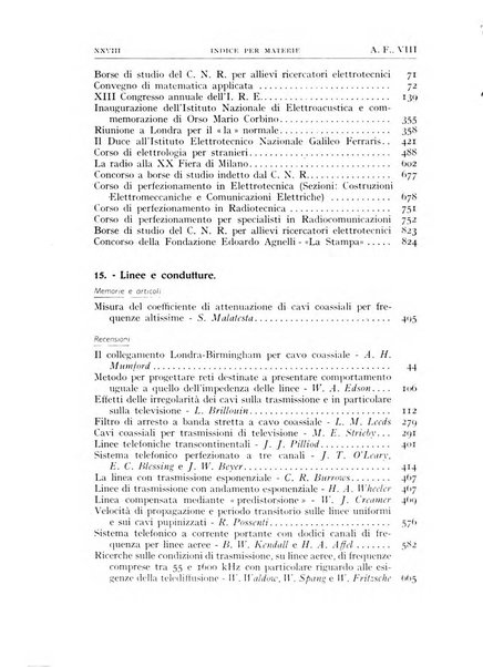 Alta frequenza rivista di radiotecnica, telefonia e acustica applicata