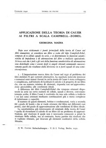 Alta frequenza rivista di radiotecnica, telefonia e acustica applicata