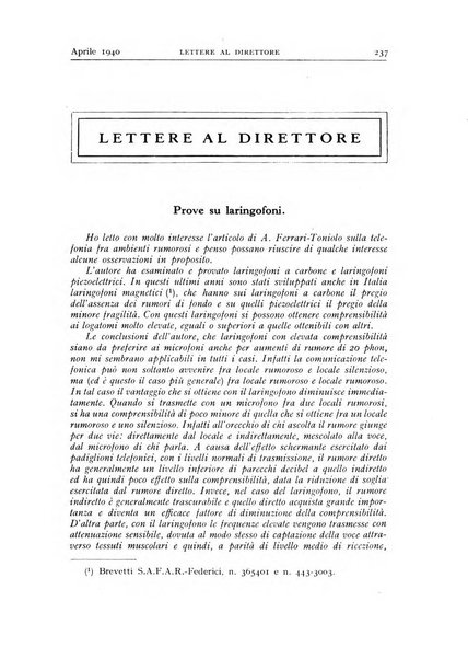 Alta frequenza rivista di radiotecnica, telefonia e acustica applicata