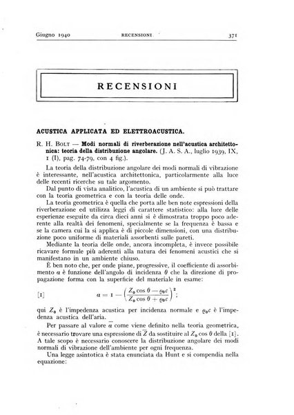 Alta frequenza rivista di radiotecnica, telefonia e acustica applicata