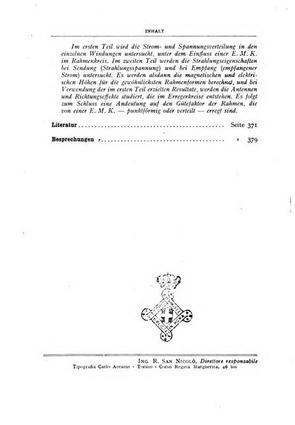 Alta frequenza rivista di radiotecnica, telefonia e acustica applicata