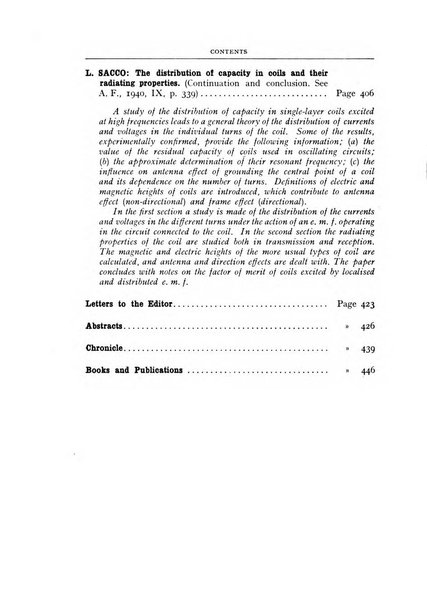 Alta frequenza rivista di radiotecnica, telefonia e acustica applicata