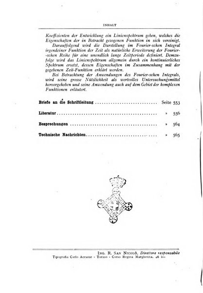 Alta frequenza rivista di radiotecnica, telefonia e acustica applicata