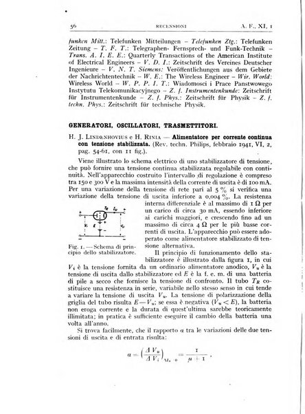 Alta frequenza rivista di radiotecnica, telefonia e acustica applicata