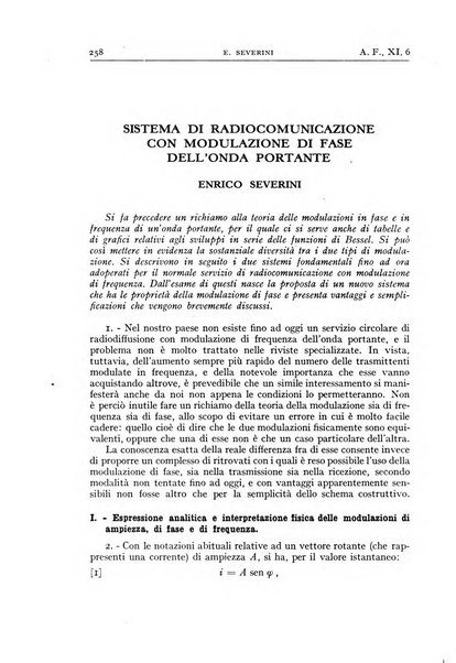 Alta frequenza rivista di radiotecnica, telefonia e acustica applicata