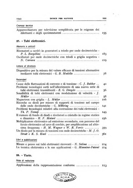 Alta frequenza rivista di radiotecnica, telefonia e acustica applicata