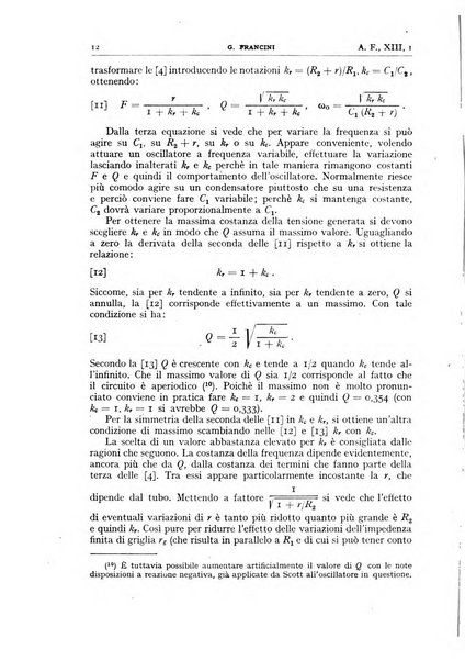 Alta frequenza rivista di radiotecnica, telefonia e acustica applicata