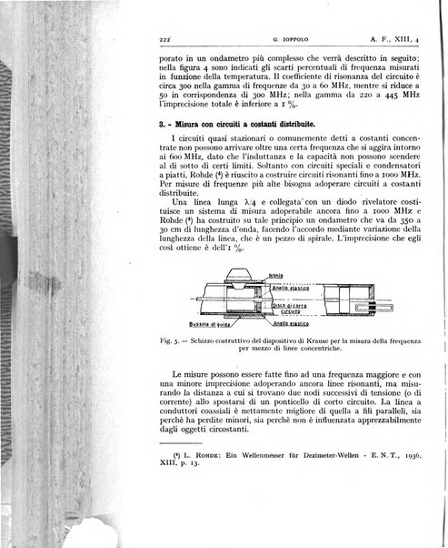 Alta frequenza rivista di radiotecnica, telefonia e acustica applicata