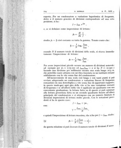 Alta frequenza rivista di radiotecnica, telefonia e acustica applicata