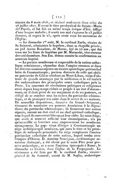 L'ami de la religion journal et revue ecclesiastique, politique et litteraire