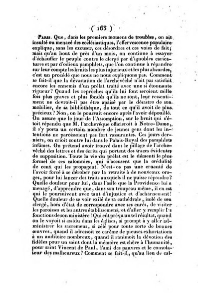 L'ami de la religion journal et revue ecclesiastique, politique et litteraire