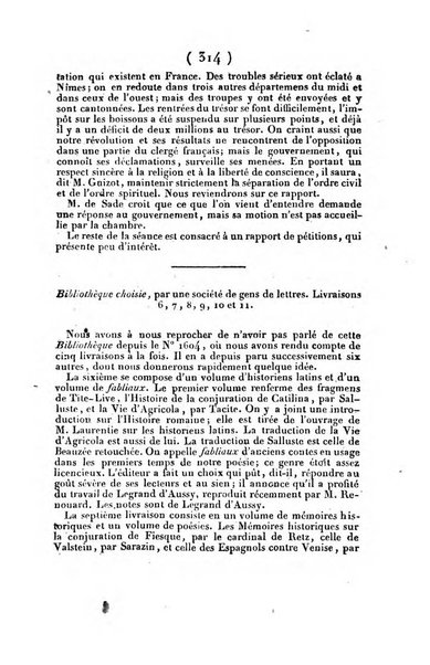 L'ami de la religion journal et revue ecclesiastique, politique et litteraire