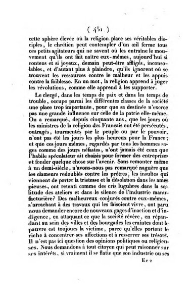 L'ami de la religion journal et revue ecclesiastique, politique et litteraire