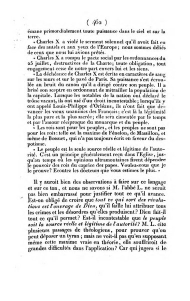 L'ami de la religion journal et revue ecclesiastique, politique et litteraire