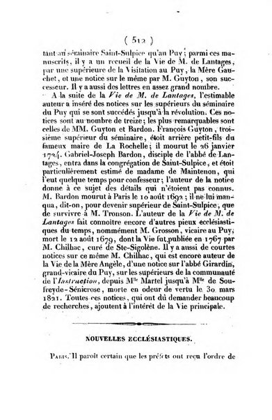 L'ami de la religion journal et revue ecclesiastique, politique et litteraire