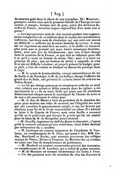 L'ami de la religion journal et revue ecclesiastique, politique et litteraire