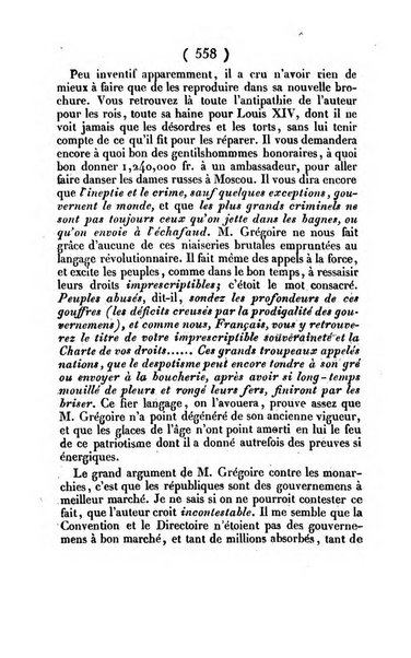 L'ami de la religion journal et revue ecclesiastique, politique et litteraire