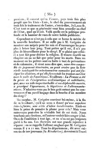 L'ami de la religion journal et revue ecclesiastique, politique et litteraire