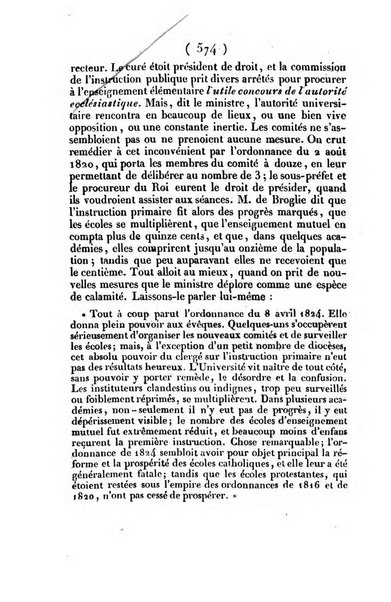 L'ami de la religion journal et revue ecclesiastique, politique et litteraire