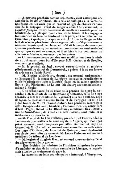 L'ami de la religion journal et revue ecclesiastique, politique et litteraire