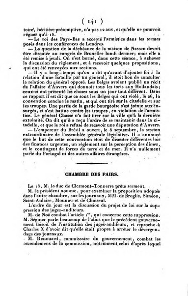 L'ami de la religion journal et revue ecclesiastique, politique et litteraire