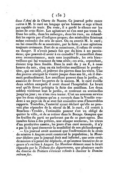 L'ami de la religion journal et revue ecclesiastique, politique et litteraire