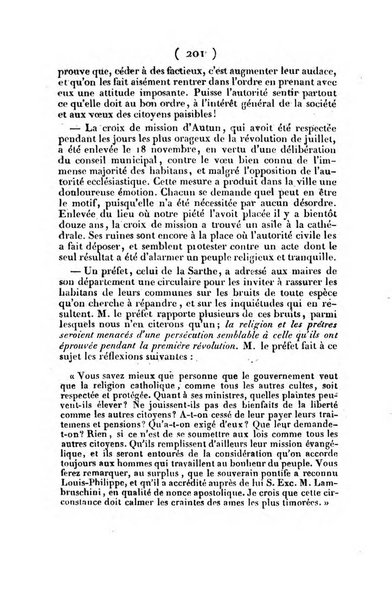 L'ami de la religion journal et revue ecclesiastique, politique et litteraire