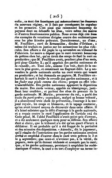 L'ami de la religion journal et revue ecclesiastique, politique et litteraire