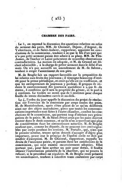 L'ami de la religion journal et revue ecclesiastique, politique et litteraire